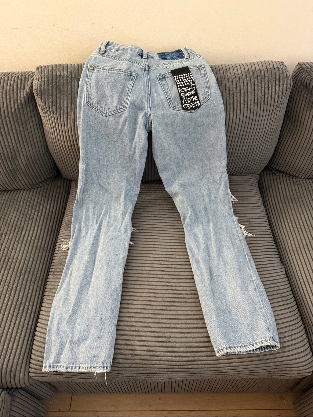 Ksubi Light Blue Women's Distressed Jeana